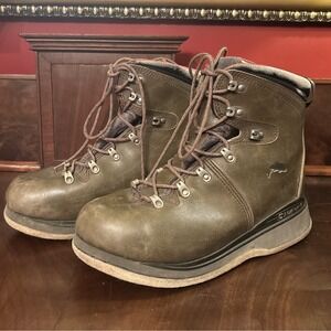 Simms Freestone Felt Sole Wading Boots Men's Size 11 Brown Fly Fishing Boots